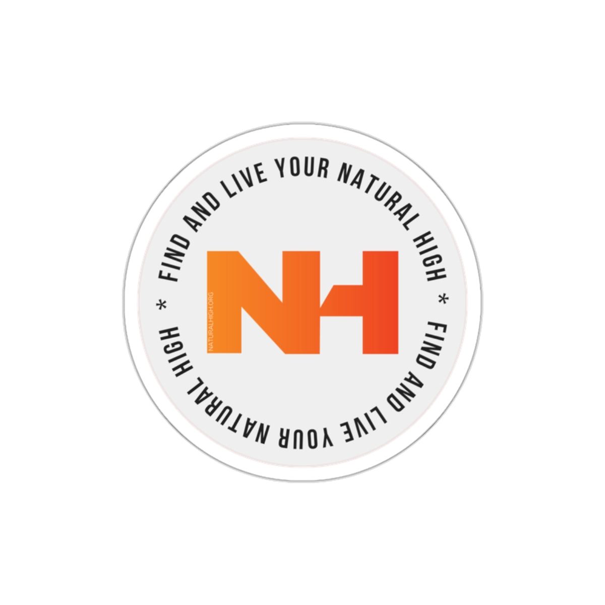 Find and Live Your NH Round Sticker