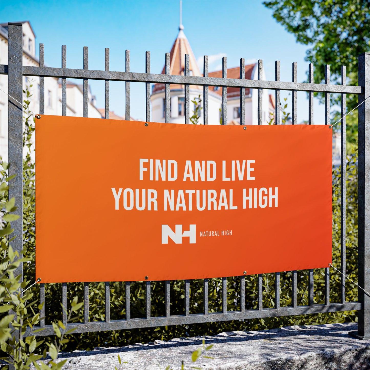 Natural High Tagline Vinyl Banner