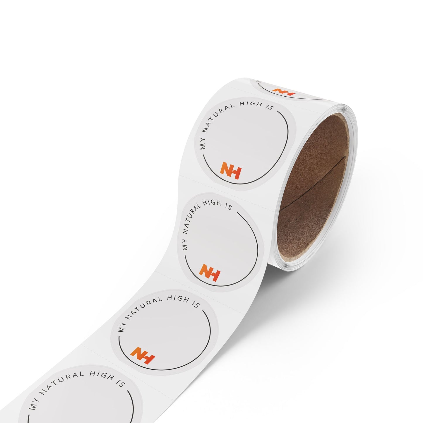 2" x 2" My Natural High Is [Blank] Write In Your Natural High – Sticker Rolls