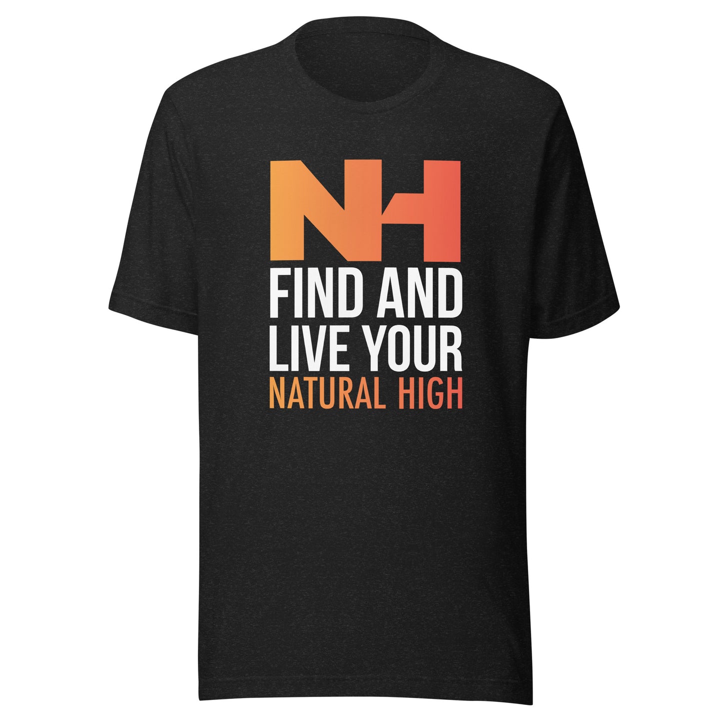 Find And Live Your Natural High Gradient Logo Tee