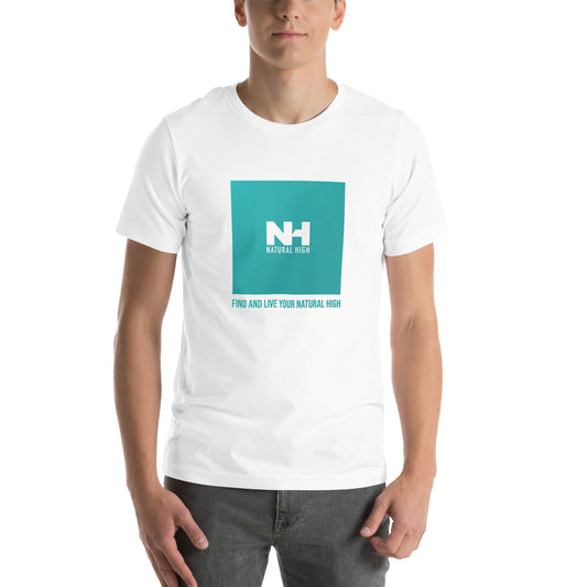 Teal Gradient Logo Tee